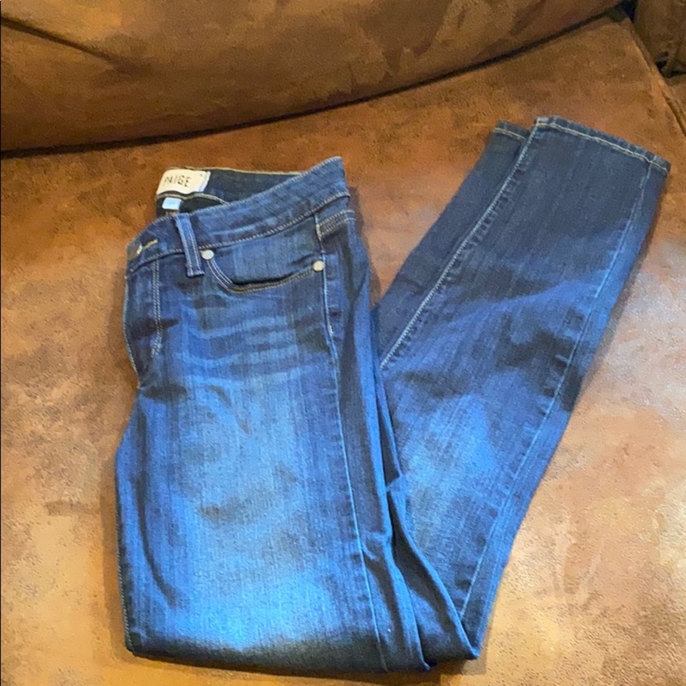 Paige jeans  skinny stretch size 27